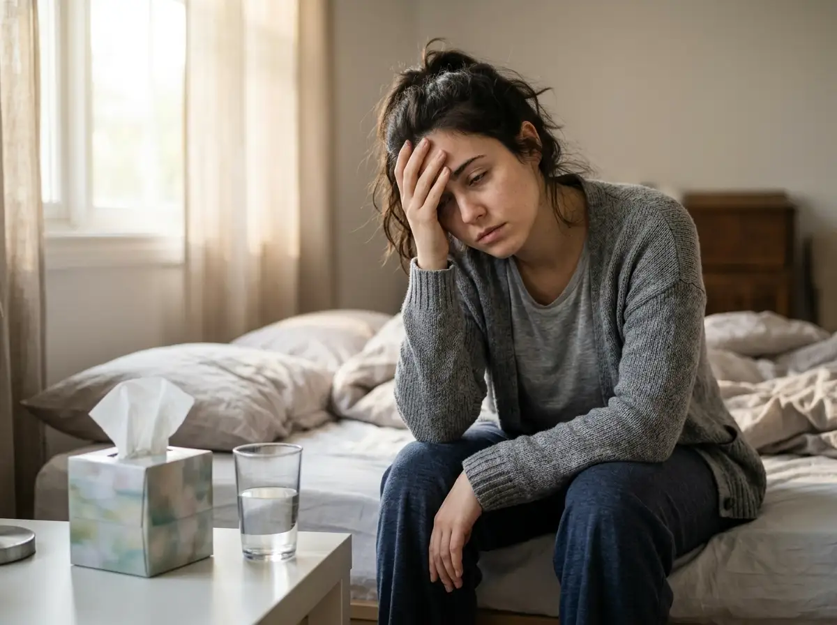 Weak immune system symptoms including fatigue and slow healing